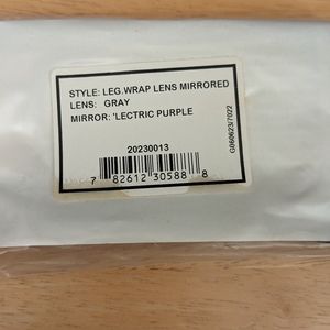 Gargoyles Legends Interchangeable Lenses: Gray, Mirror: 'lectric Purple